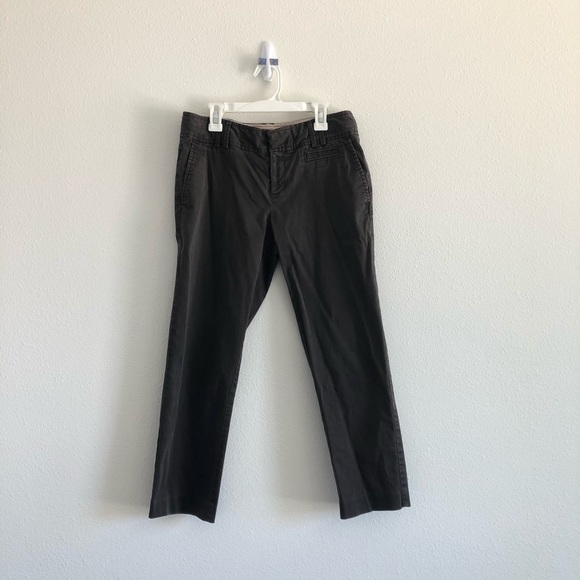 Dark Brown Straight Leg Pants - Picture 1 of 4